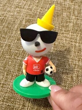 Jack In The Box Mini Bobblehead Limited Edition- Canada Jack LAST ONE.